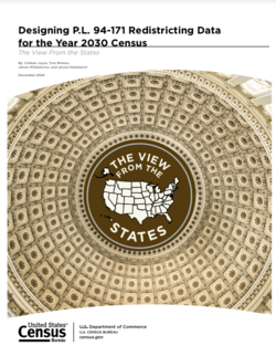 The cover of the View from the States Report.